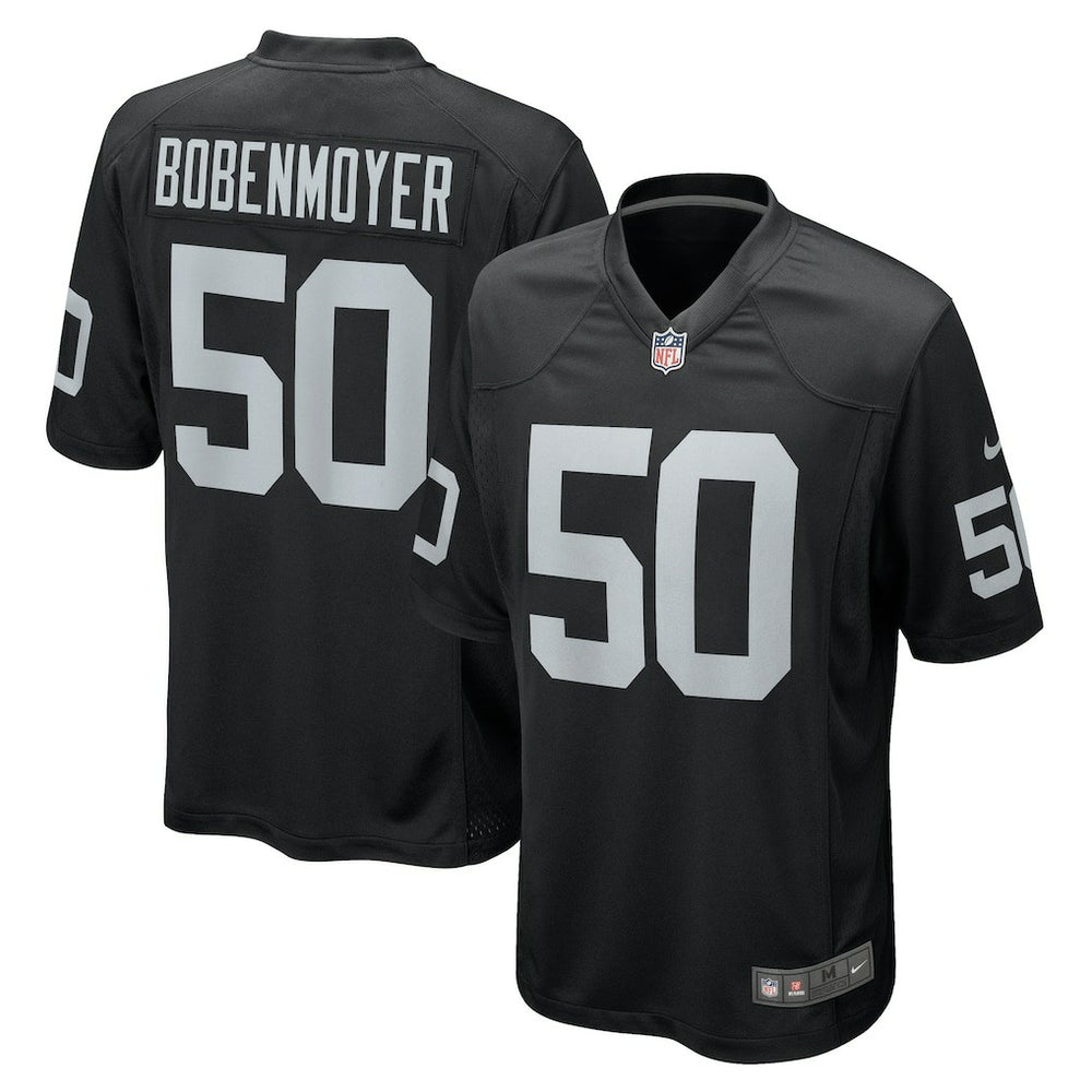 Jacob Bobenmoyer Las Vegas Raiders Game Player Jersey - Black - Nike