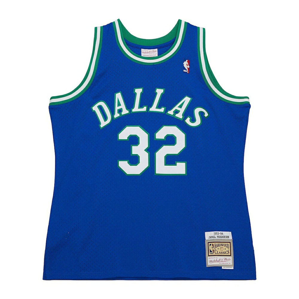Mitchell & Ness Jamal Mashburn Dallas Mavericks 1993/94 Hardwood Classics Swingman Jersey Blue