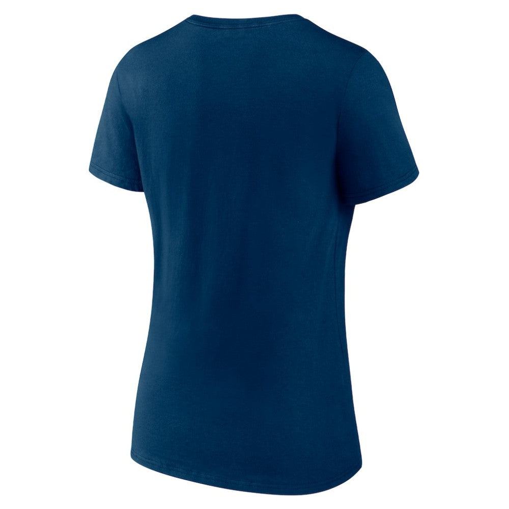 Seattle Kraken Women's Mascot Buoy V-Neck T-Shirt - Deep Sea Blue | NHL discount