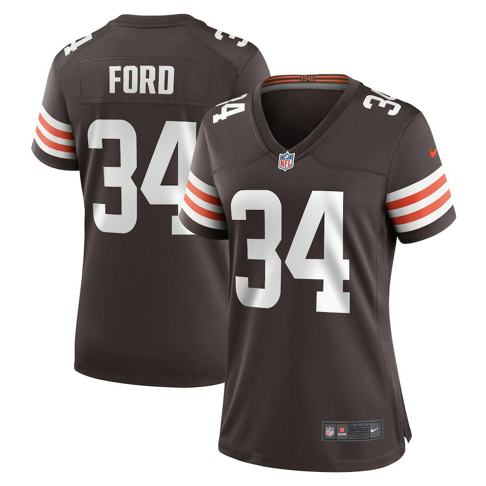 Jerome Ford Cleveland Browns Women's Game Player Jersey - Brown - Nike
