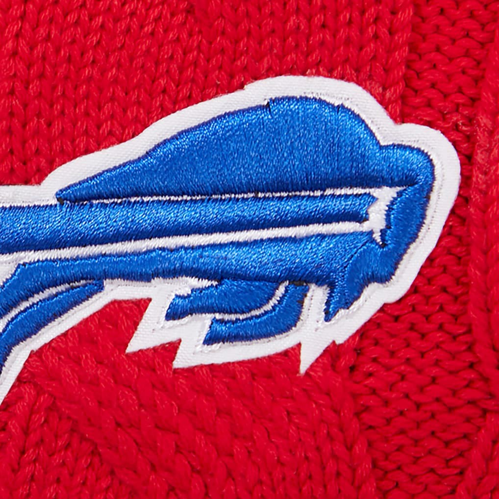 Buffalo Bills Pro Standard Women's Prep V-Neck Pullover Sweater - Red - NFL