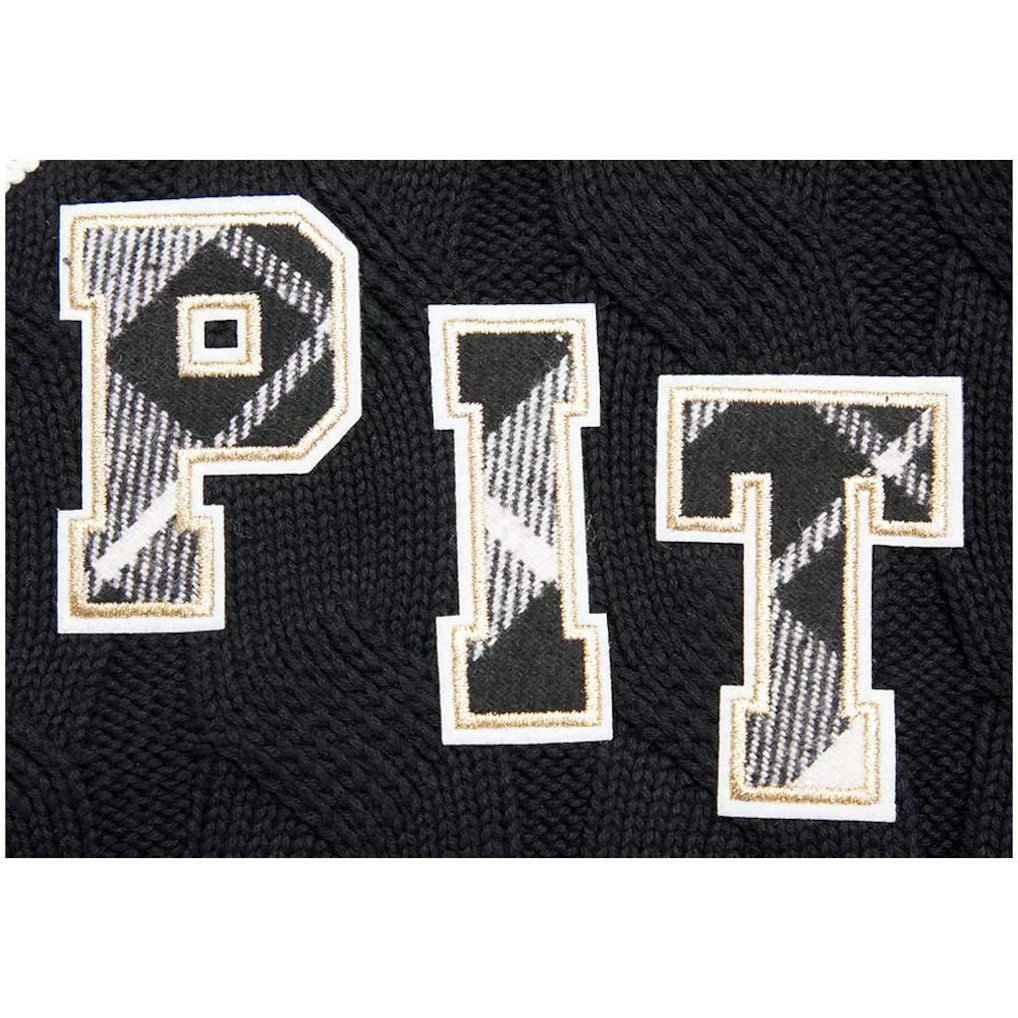 Pittsburgh Steelers Pro Standard Women's Prep V-Neck Pullover Sweater - Black - NFL
