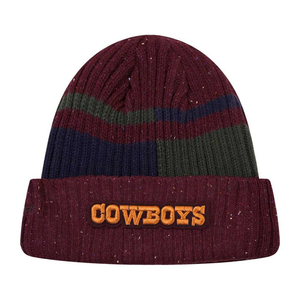 Dallas Cowboys Pro Standard Speckled Cuffed Knit Hat - Burgundy - NFL