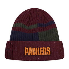 Green Bay Packers Pro Standard Speckled Cuffed Knit Hat - Burgundy - NFL