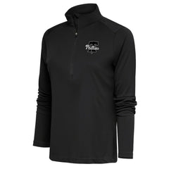 Philadelphia Phillies Antigua Women's Brushed Metallic Tribute Half-Zip Pullover Top Online