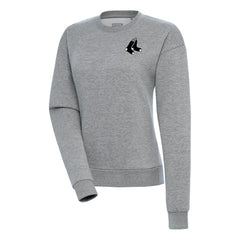 Boston Red Sox Antigua Women's Brushed Metallic Victory Pullover Sweatshirt Discount