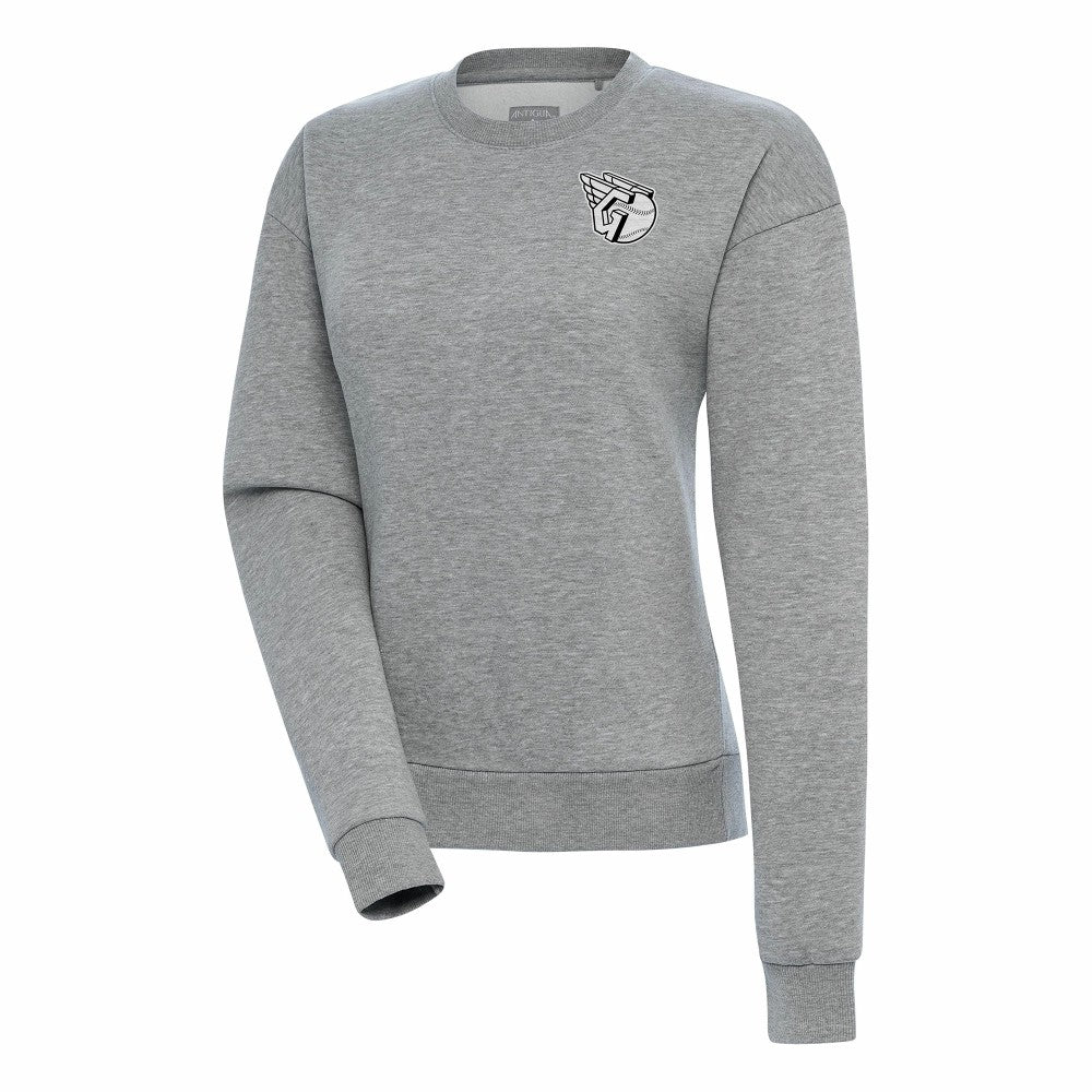 Cleveland Guardians Antigua Women's Brushed Metallic Victory Pullover Sweatshirt Outlet