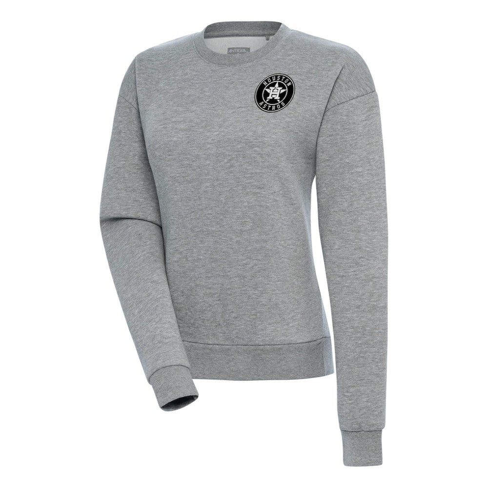 Houston Astros Antigua Women's Brushed Metallic Victory Pullover Sweatshirt Outlet