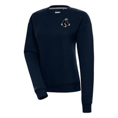Boston Red Sox Antigua Women's Brushed Metallic Victory Pullover Sweatshirt for sale