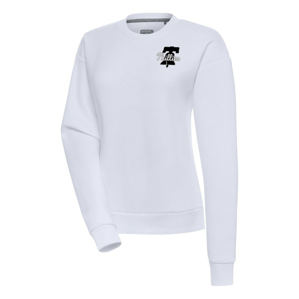 Philadelphia Phillies Antigua Women's Brushed Metallic Victory Pullover Sweatshirt Online