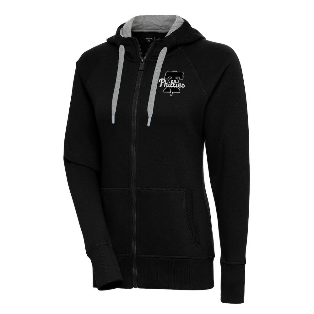 Philadelphia Phillies Antigua Women's Brushed Metallic Victory Full-Zip Hoodie Sale