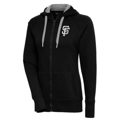 San Francisco Giants Antigua Women's Brushed Metallic Victory Full-Zip Hoodie Sale