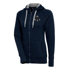 Boston Red Sox Antigua Women's Brushed Metallic Victory Full-Zip Hoodie Online