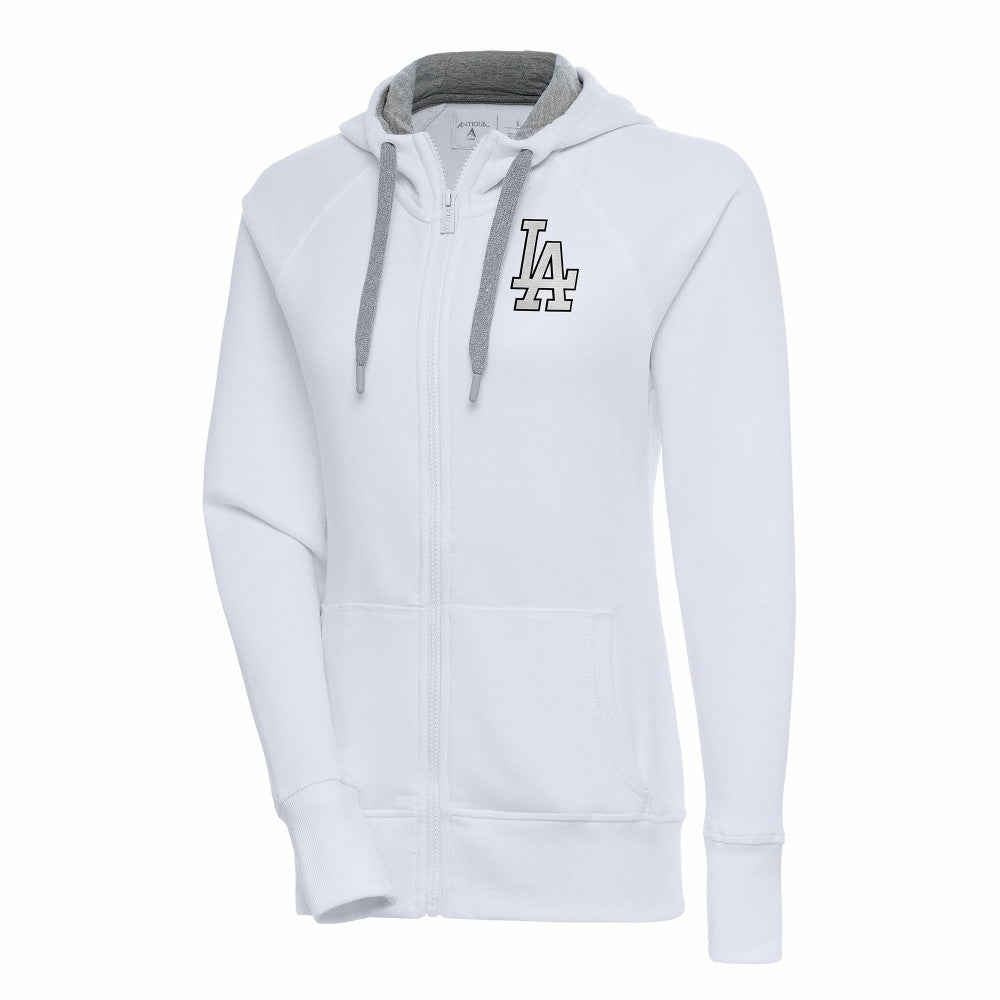 Los Angeles Dodgers Antigua Women's Brushed Metallic Victory Full-Zip Hoodie Sale