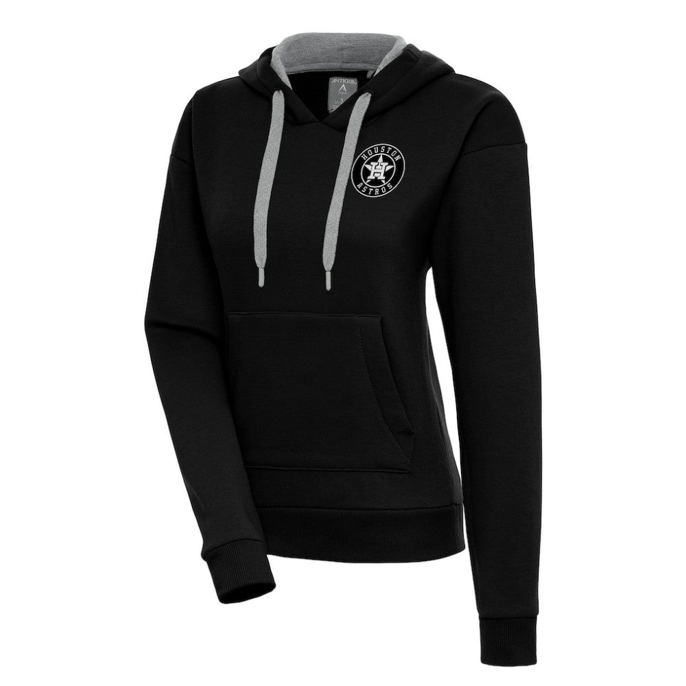 Houston Astros Antigua Women's Brushed Metallic Victory Pullover Hoodie Outlet