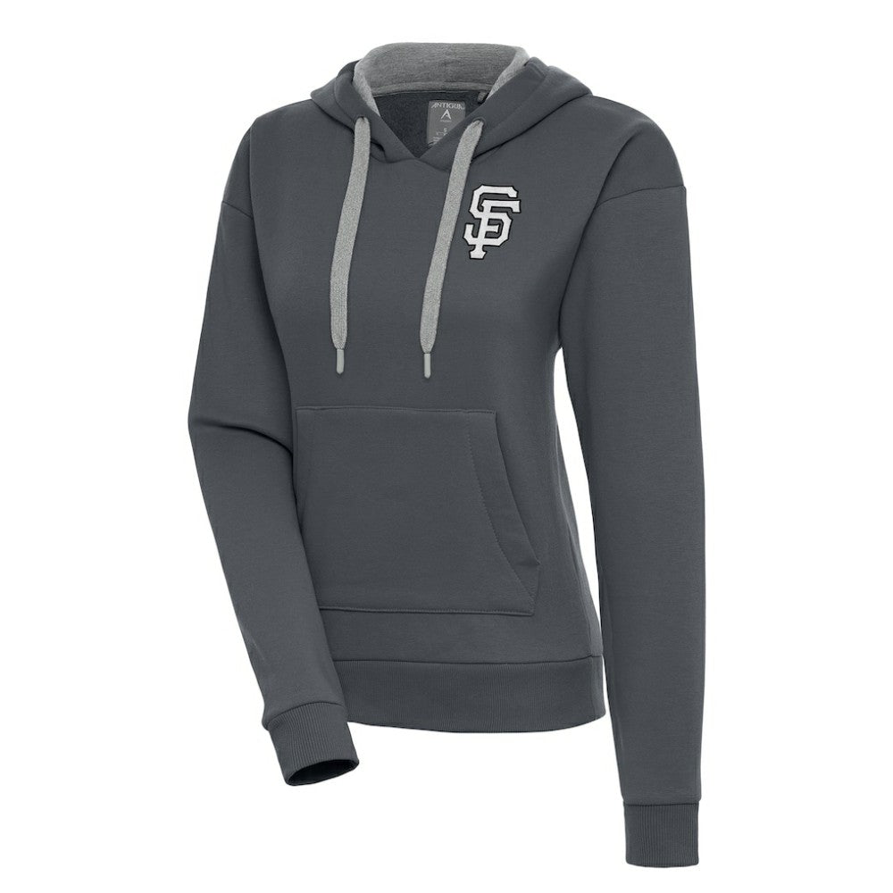 San Francisco Giants Antigua Women's Brushed Metallic Victory Pullover Hoodie Outlet