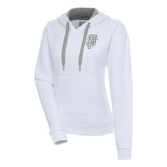 San Francisco Giants Antigua Women's Brushed Metallic Victory Pullover Hoodie Discount