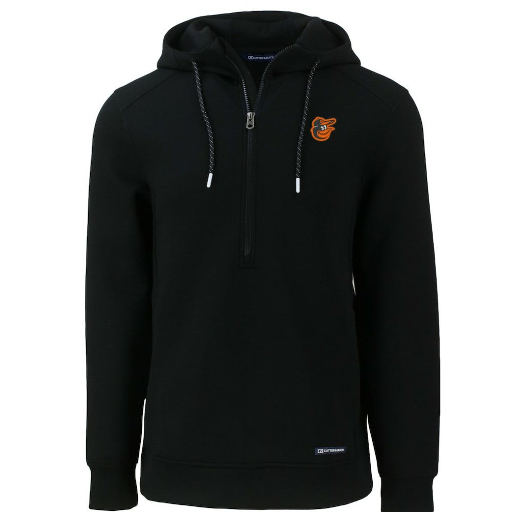 Baltimore Orioles Cutter & Buck Roam Eco Half-Zip Recycled Pullover Hoodie Sale