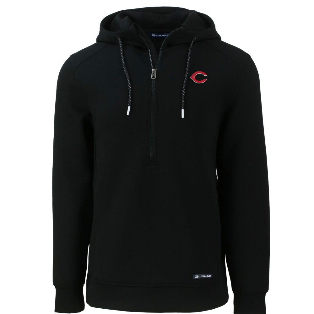 Cincinnati Reds Cutter & Buck Roam Eco Half-Zip Recycled Pullover Hoodie Discount