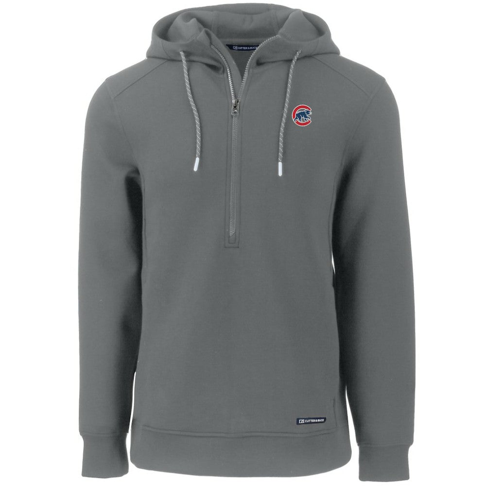 Chicago Cubs Cutter & Buck Roam Eco Half-Zip Recycled Pullover Hoodie Online