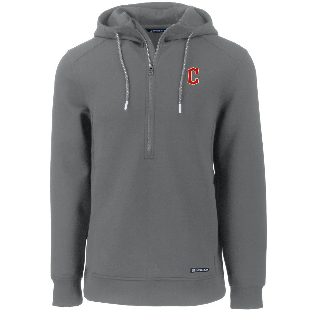 Cleveland Guardians Cutter & Buck Roam Eco Half-Zip Recycled Pullover Hoodie Near Me