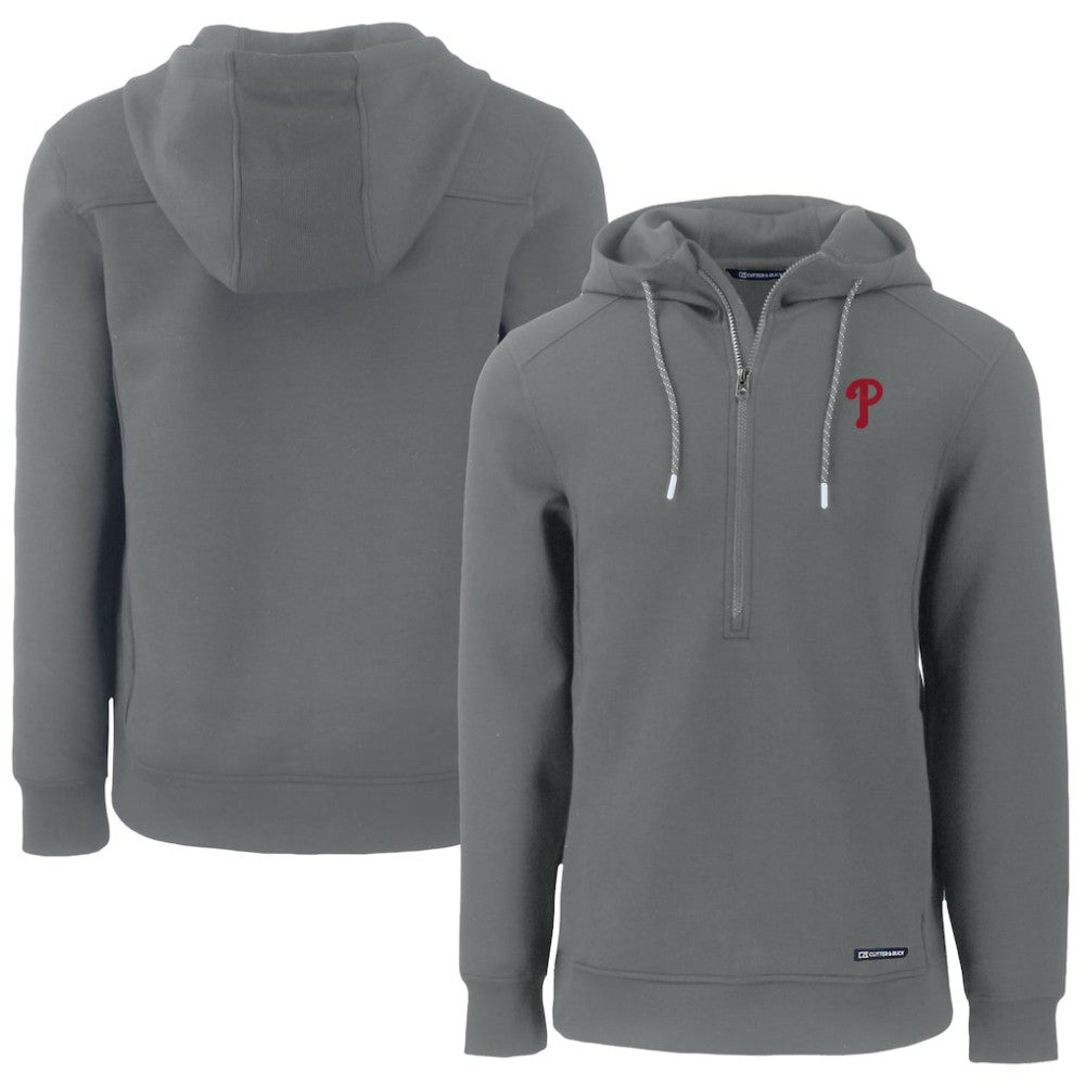 Philadelphia Phillies Cutter & Buck Roam Eco Half-Zip Recycled Pullover Hoodie Near Me