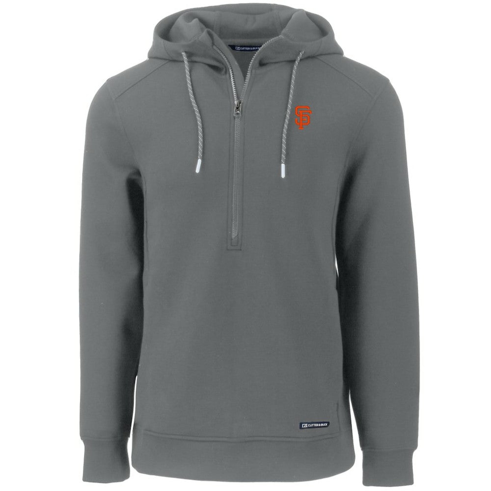 San Francisco Giants Cutter & Buck Roam Eco Half-Zip Recycled Pullover Hoodie Online