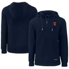 Cleveland Guardians Cutter & Buck Roam Eco Half-Zip Recycled Pullover Hoodie Sale