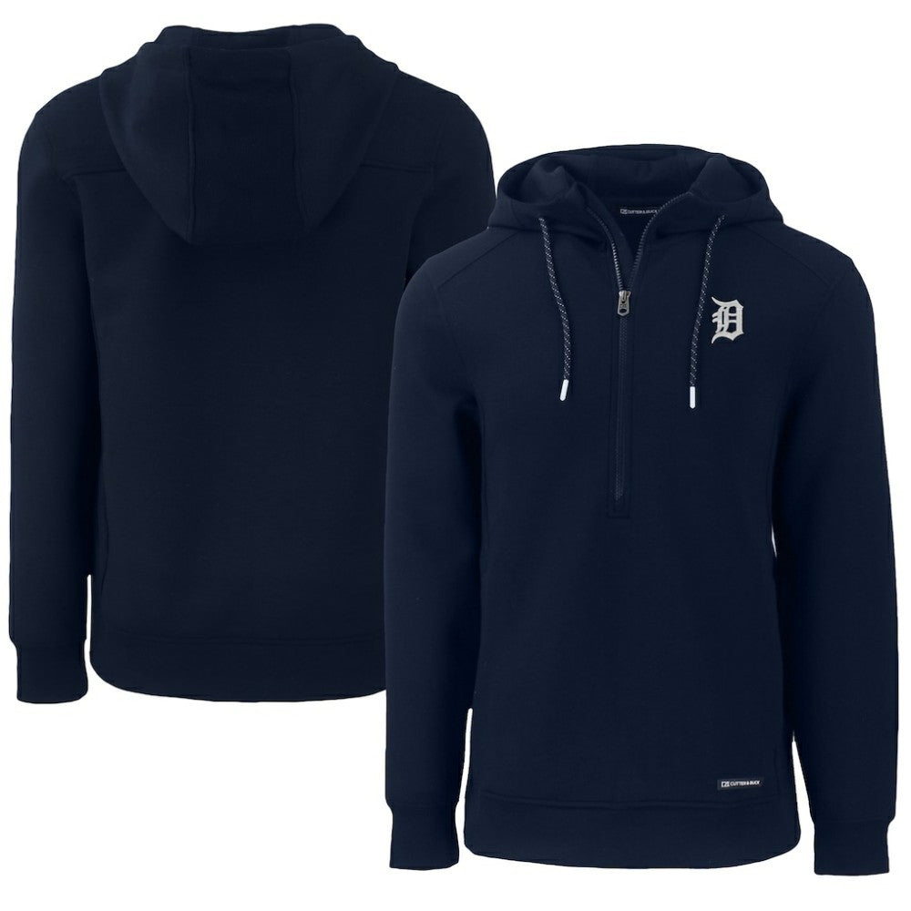 Detroit Tigers Cutter & Buck Roam Eco Half-Zip Recycled Pullover Hoodie for sale