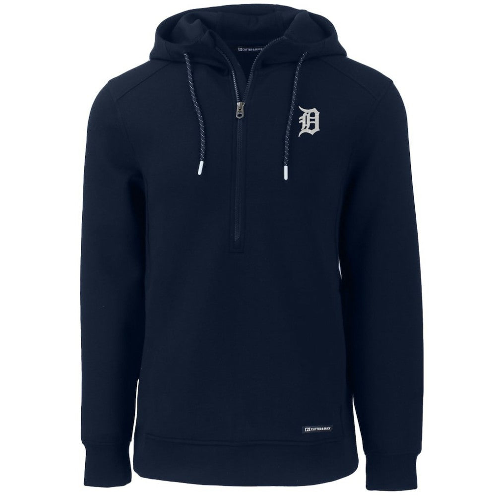 Detroit Tigers Cutter & Buck Roam Eco Half-Zip Recycled Pullover Hoodie for sale