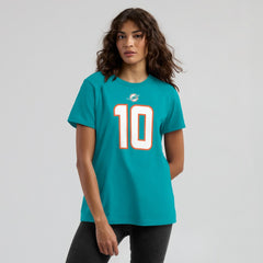 Tyreek Hill Miami Dolphins Women's Player Name & Number T-Shirt - Aqua - Nike