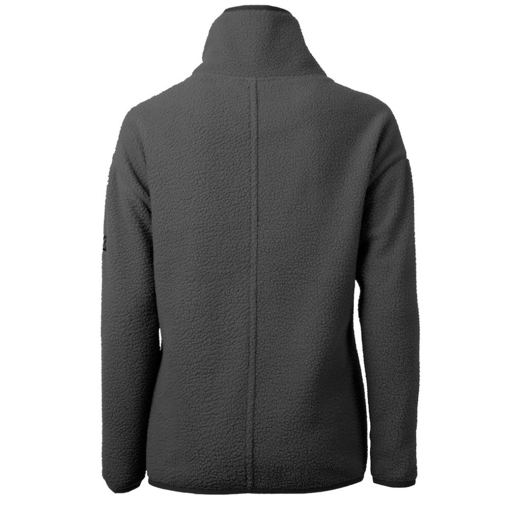 Colorado Rockies Cutter & Buck Women's Roam Cascade Eco Sherpa Fleece Half-Zip Pullover Jacket for sale