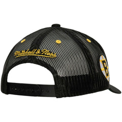 Boston Bruins Mitchell & Ness Team Seal Trucker Snapback Hat - Black | NHL discount