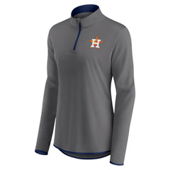 Houston Astros Profile Women's Plus Size Quarter-Zip Jacket Outlet