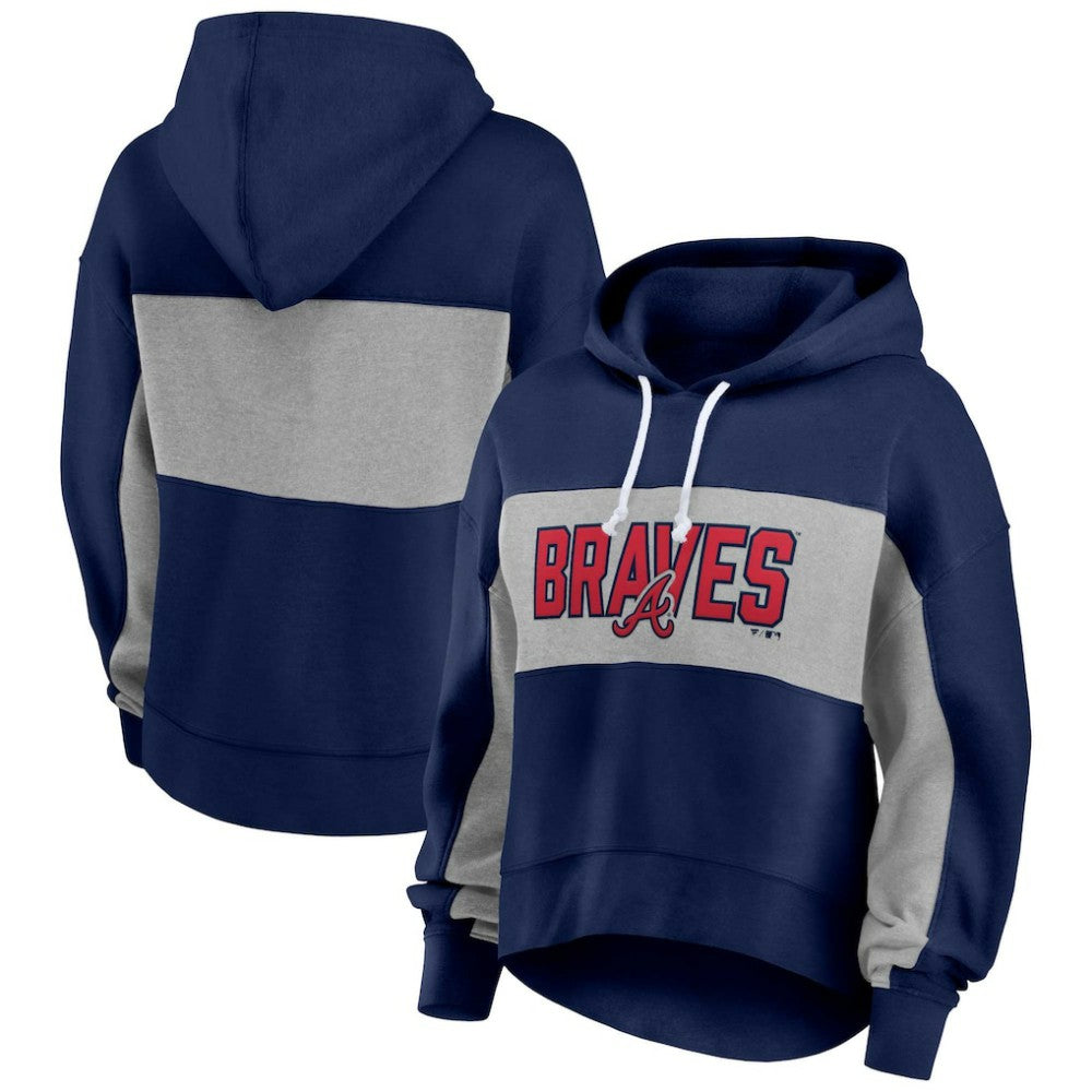 Atlanta Braves Profile Women's Plus Size Pullover Hoodie Online