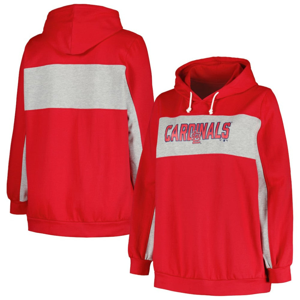 St. Louis Cardinals Profile Women's Plus Size Pullover Hoodie Sale