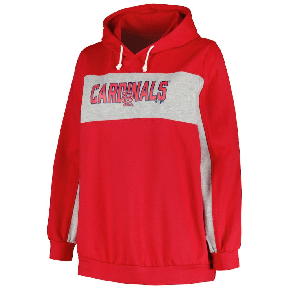 St. Louis Cardinals Profile Women's Plus Size Pullover Hoodie Sale