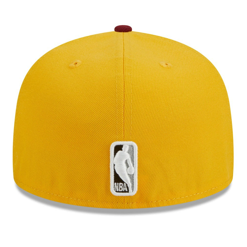 New Era Brooklyn Nets Fall Leaves 2-Tone 59FIFTY Fitted Hat Yellow/Red