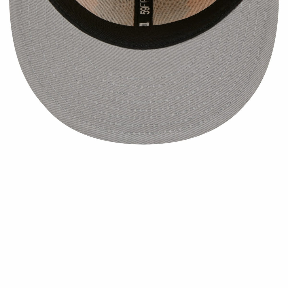 New Era New York Knicks Fall Leaves 2-Tone 59FIFTY Fitted Hat Yellow/Red
