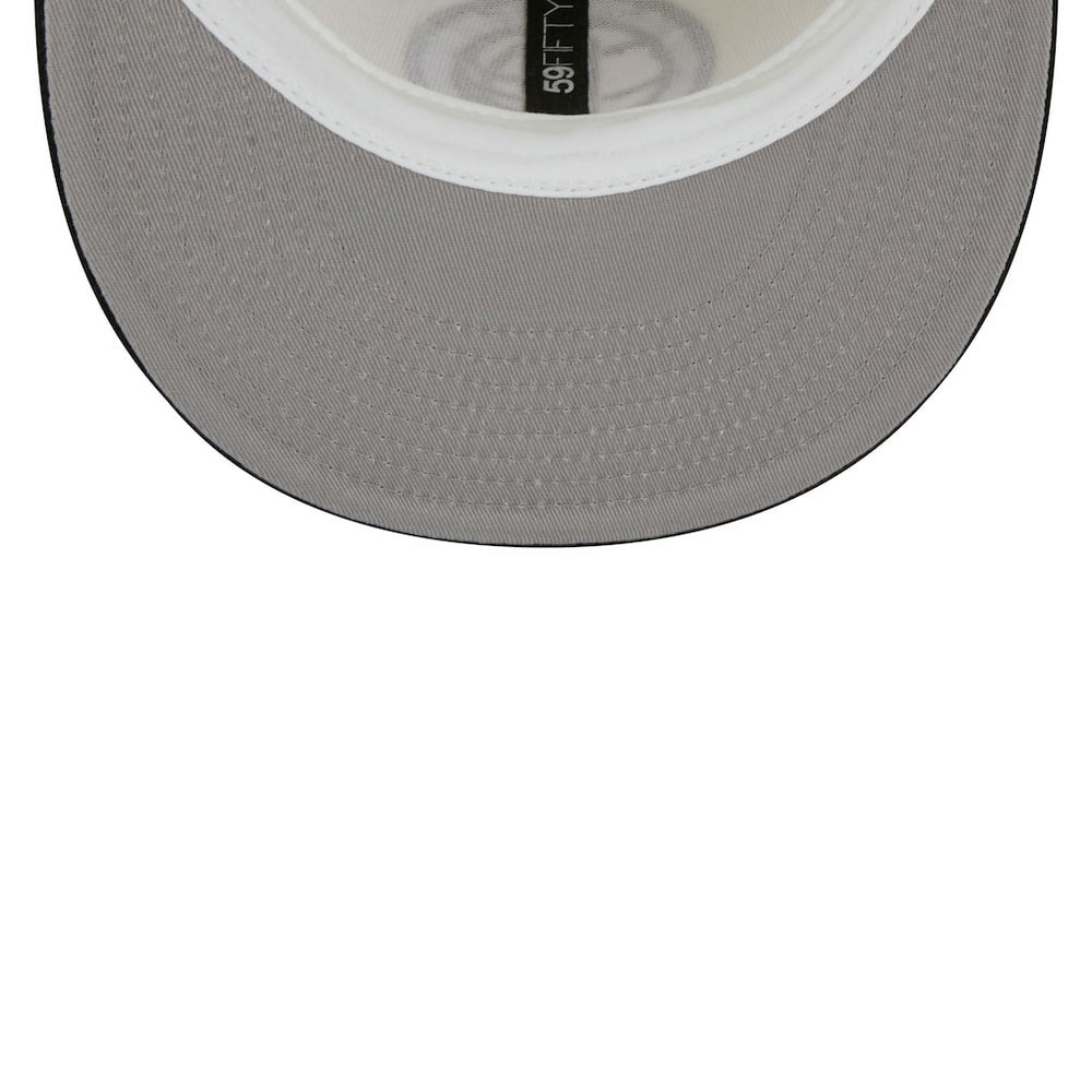 New Era Brooklyn Nets Piping 2-Tone 59FIFTY Fitted Hat Cream/Black