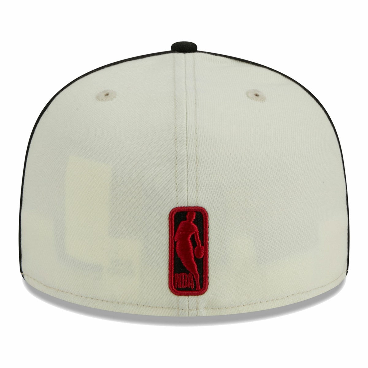 New Era Miami Heat Piping 2-Tone 59FIFTY Fitted Hat Cream/Black