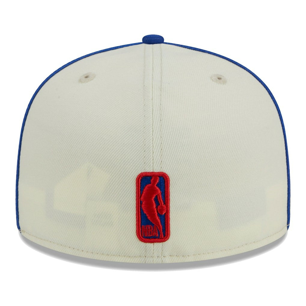 New Era Philadelphia 76ers Piping 2-Tone 59FIFTY Fitted Hat Cream/Royal