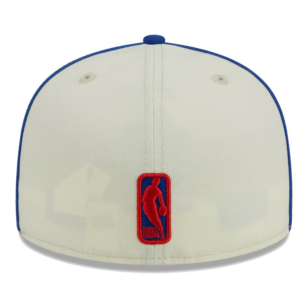 New Era Philadelphia 76ers Piping 2-Tone 59FIFTY Fitted Hat Cream/Royal