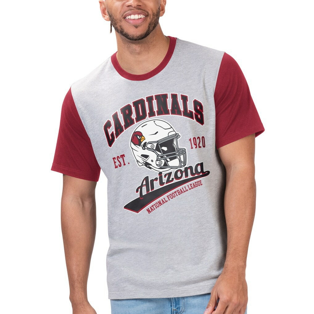 Arizona Cardinals G-III Sports by Carl Banks Black Label T-Shirt - Gray - NFL