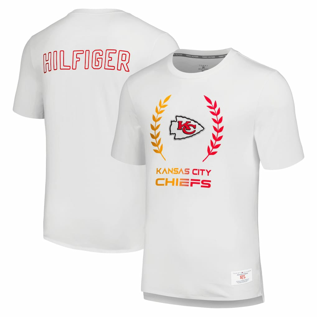 Kansas City Chiefs Tommy Hilfiger Miles T-Shirt - White - NFL
