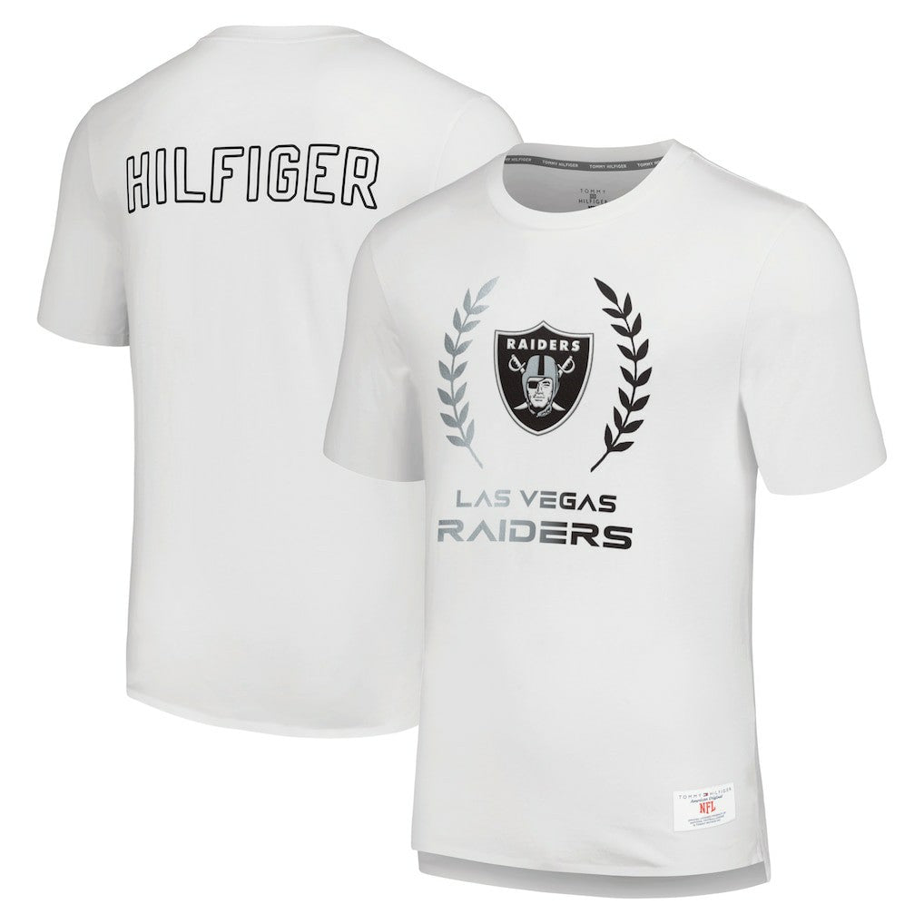 Las Vegas Raiders Tommy Hilfiger Miles T-Shirt - White - NFL