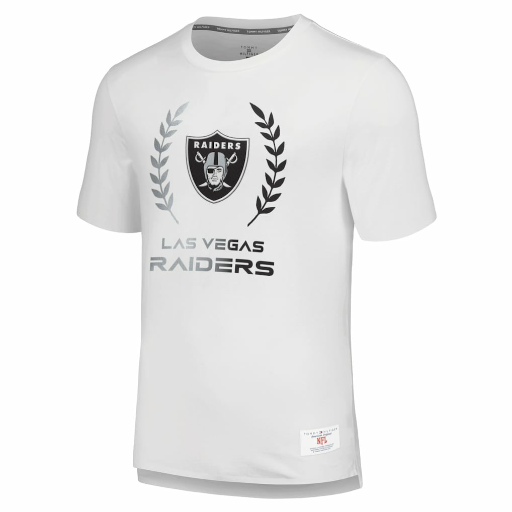 Las Vegas Raiders Tommy Hilfiger Miles T-Shirt - White - NFL