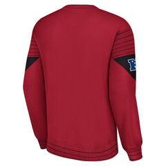 Arizona Cardinals Starter Face-Off Pullover Sweatshirt - Cardinal - NFL