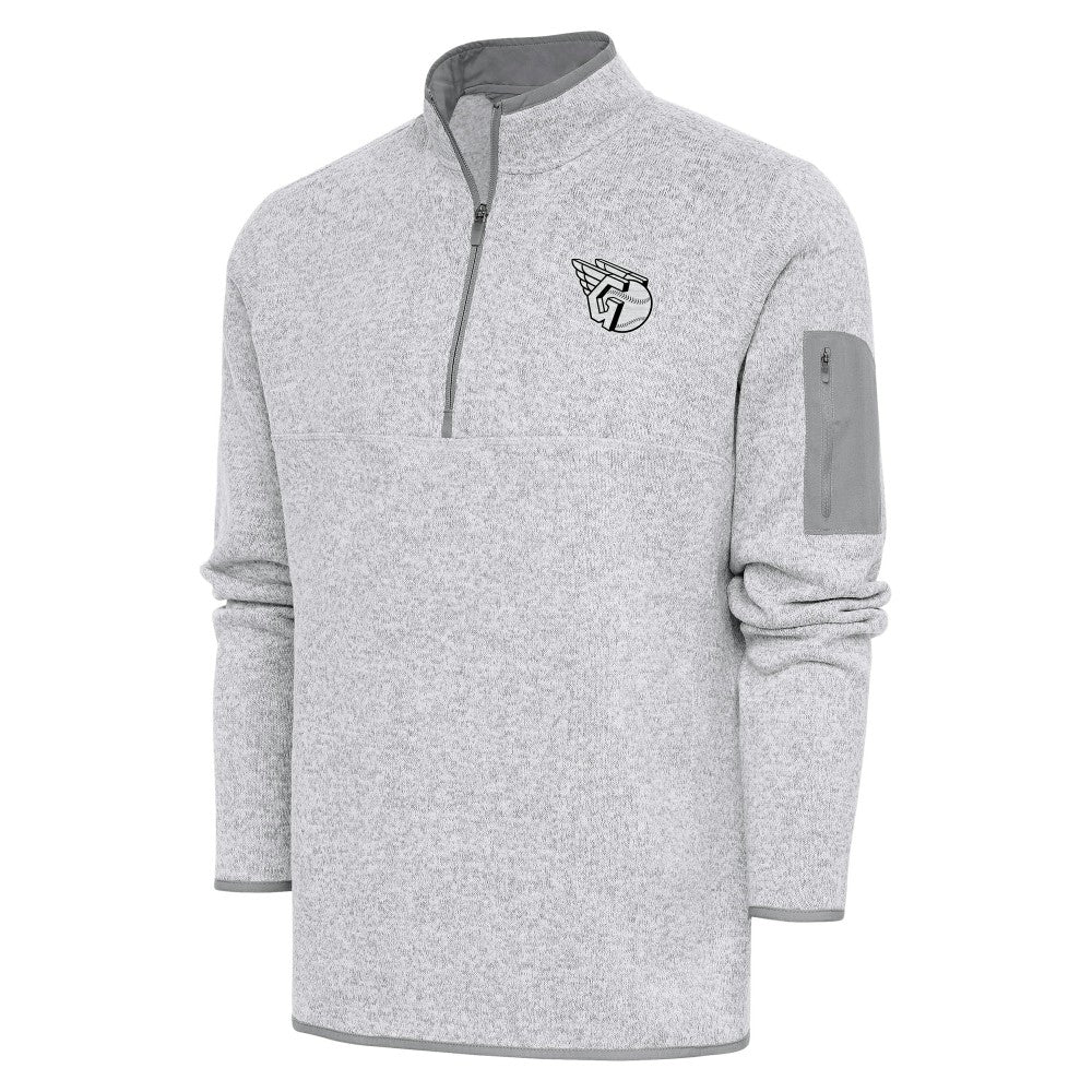 Cleveland Guardians Antigua Metallic Fortune Quarter-Zip Pullover Jacket Near Me