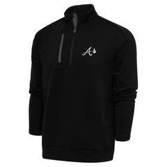Atlanta Braves Antigua Metallic Generation Quarter-Zip Pullover Top Outlet